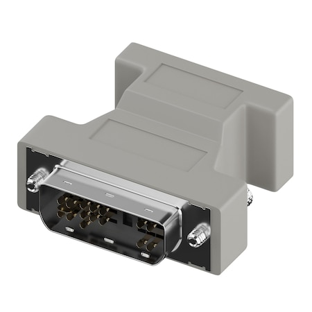 This Dvi-A (12+5) Male To Svga (Hd15) Female Adapter Will Allow You